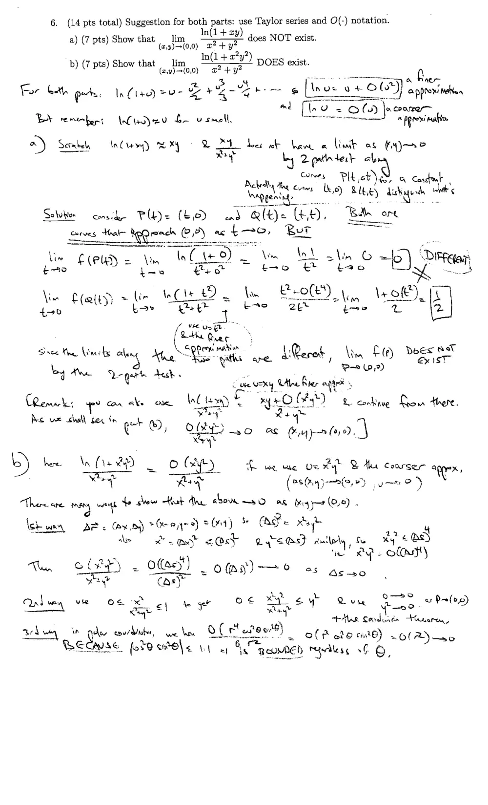 MATH 201 Exam 2 With Solution, Fall 2010, page 8