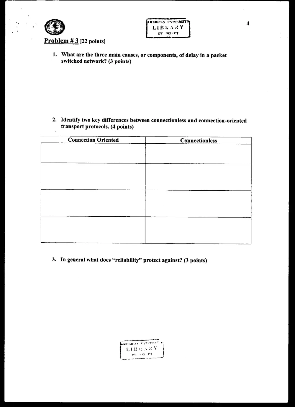 CMPS 284 Final, Fall 2003, page 4