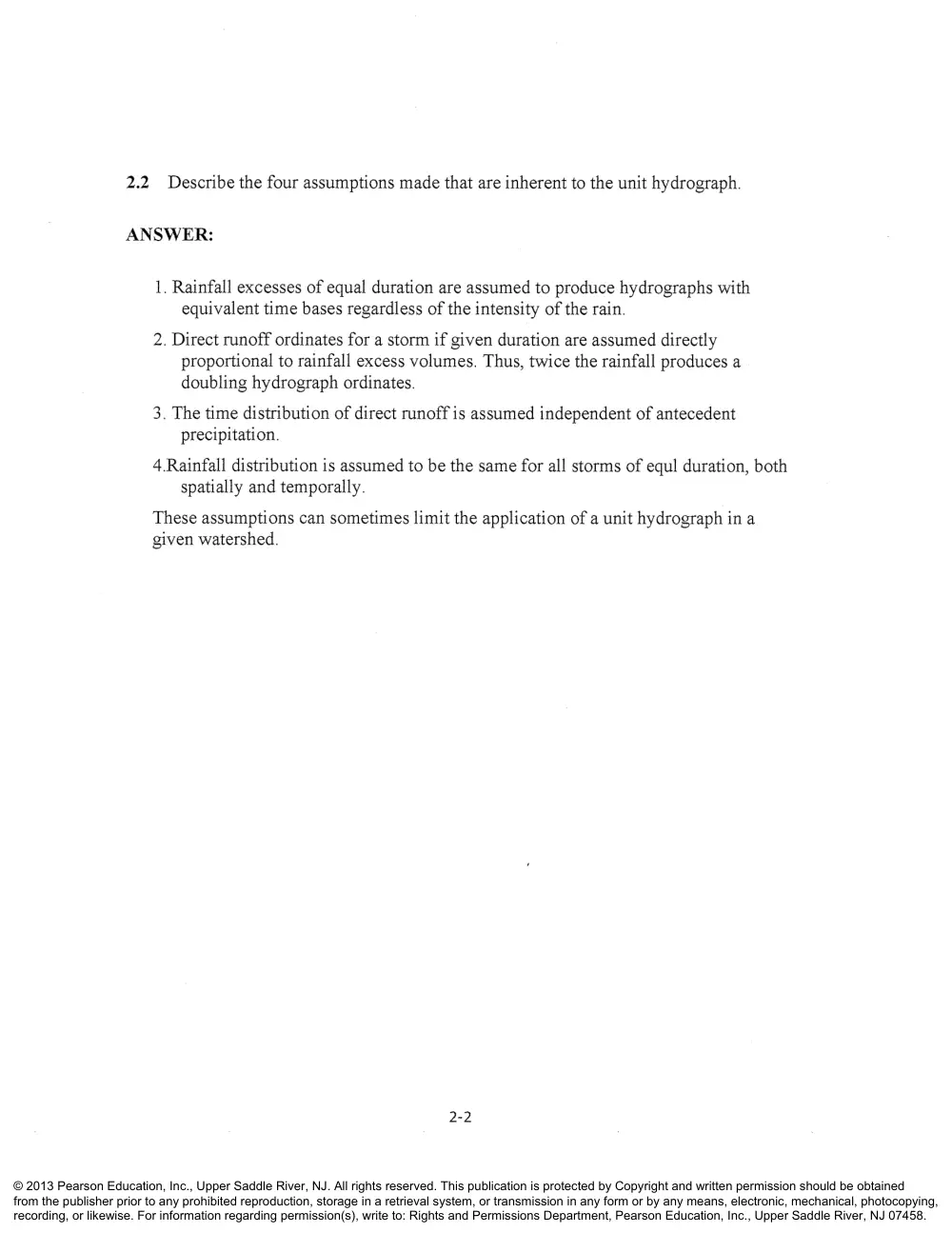 CIVE 441 Chapter 2 Solution, Fall 2015, page 2