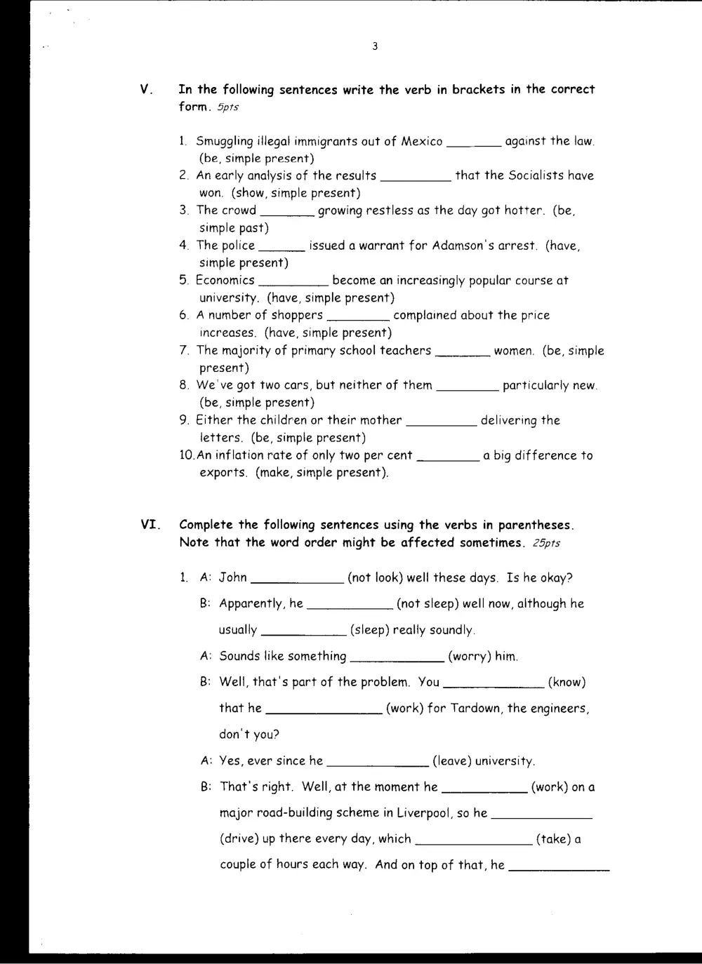 ENG 231 Final, Fall 1999, page 3