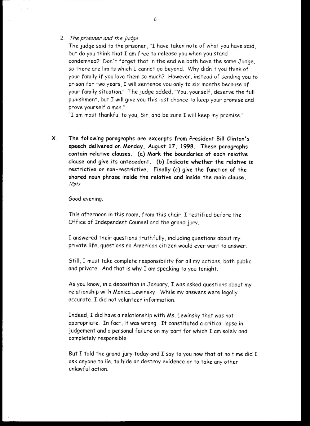 ENG 231 Final, Fall 1999, page 6