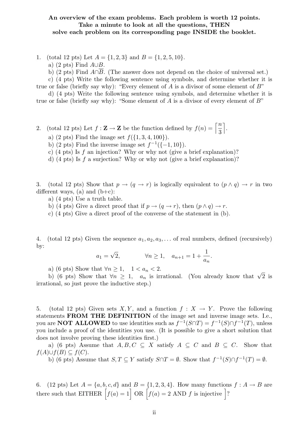 MATH 211 Exam 2, Fall 2006, page 2