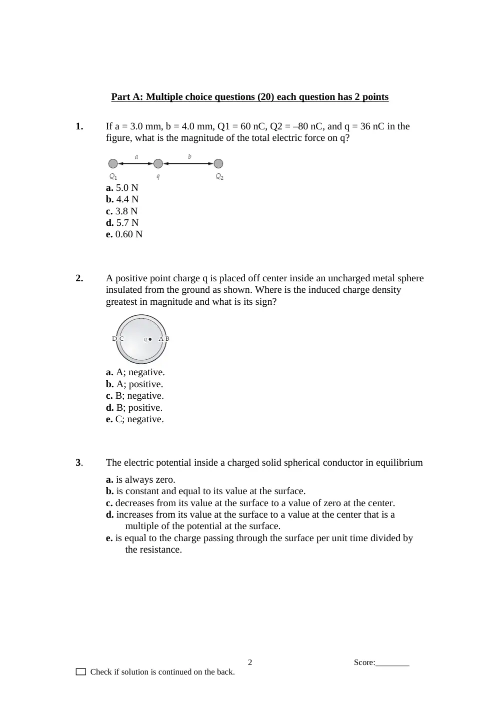 PHYS 211 Final, Fall 2008, page 2