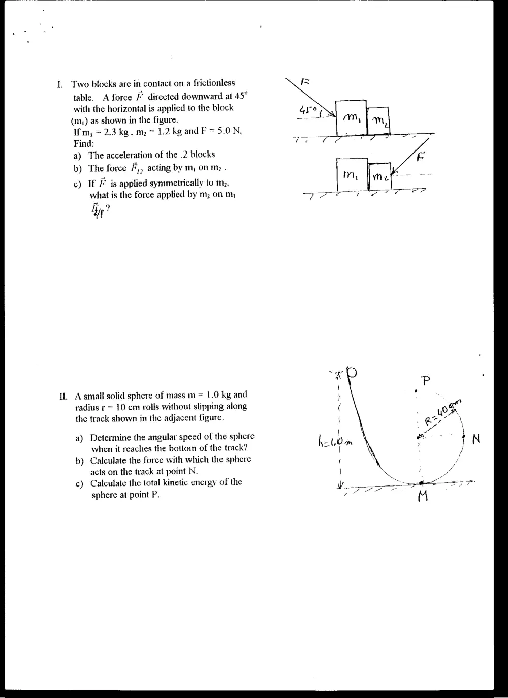 PHYS 101 Final, Fall 1997, page 6