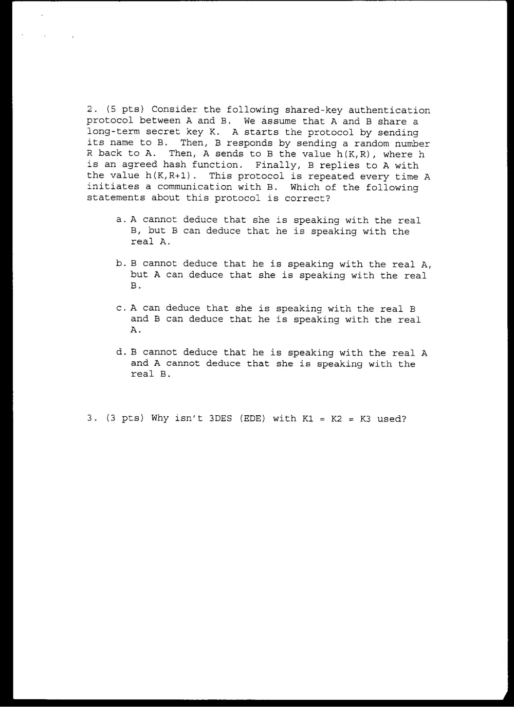 CMPS 396 Final, Fall 2004, page 2
