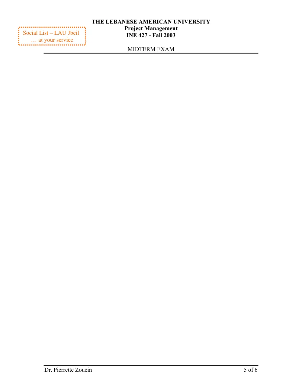 INE 445 Midterm, Spring 2014, page 5