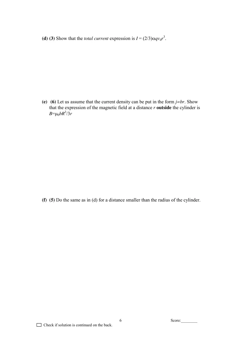 PHYS 211 Final, Fall 2009, page 6