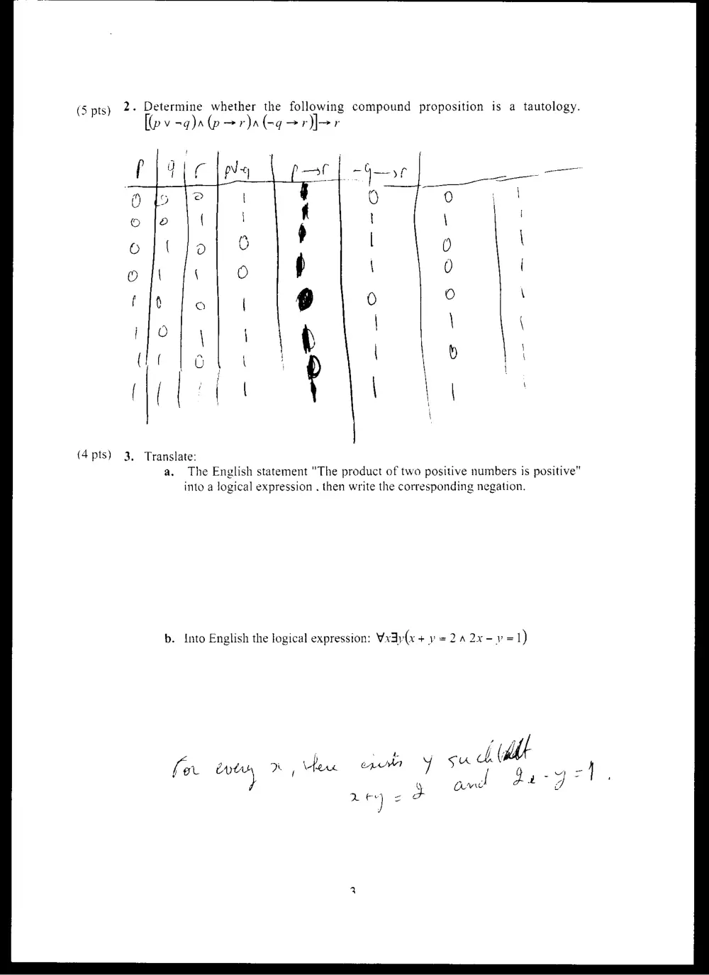 MATH 211 Exam 2, Fall 2003, page 3