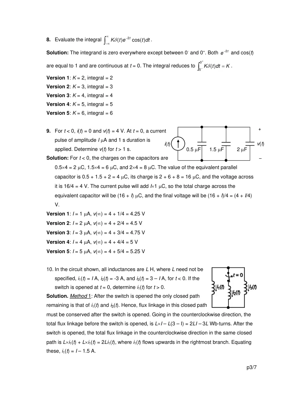 EECE 290 Exam 1 with Solution, Spring 2011, page 3