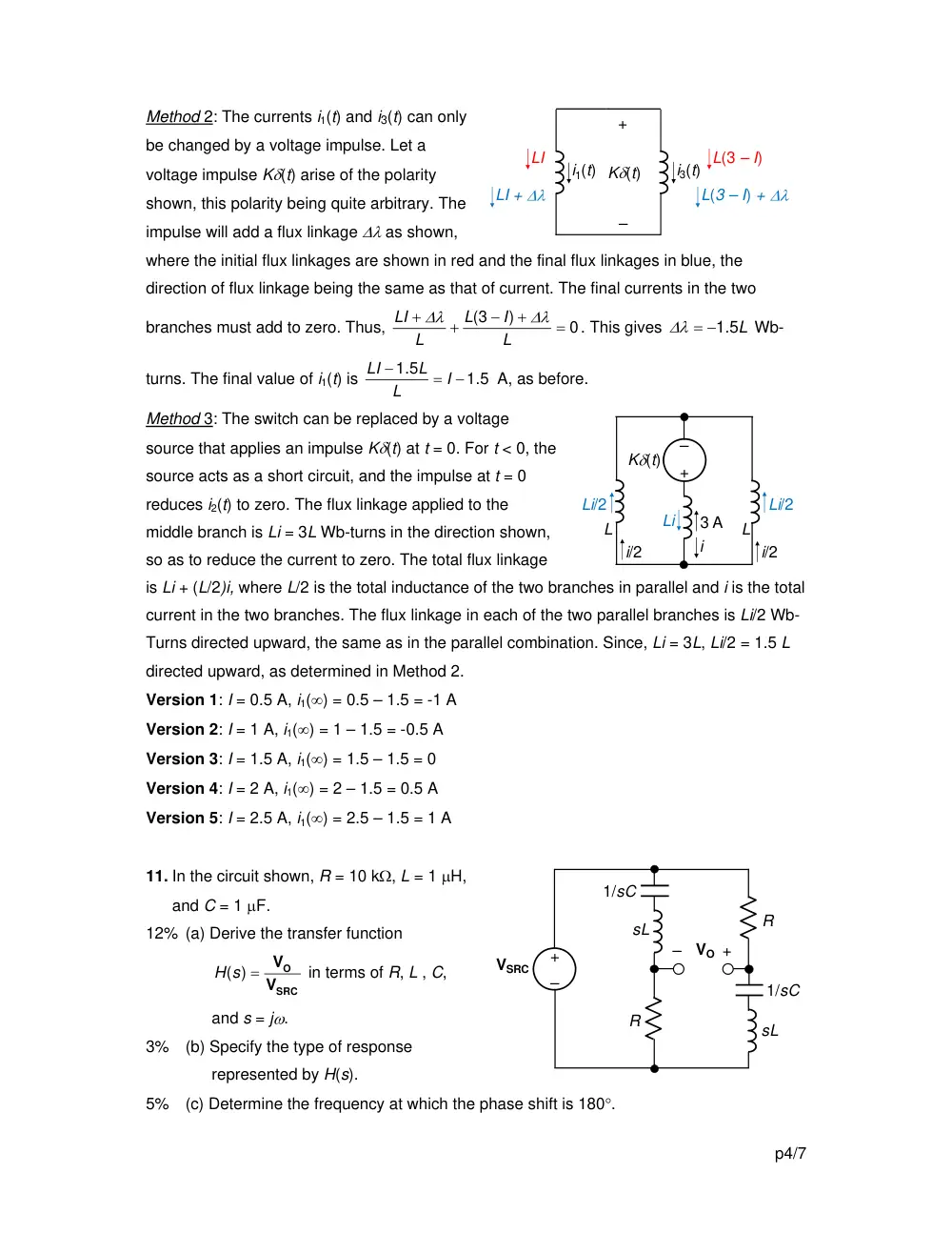 EECE 290 Exam 1 with Solution, Spring 2011, page 4