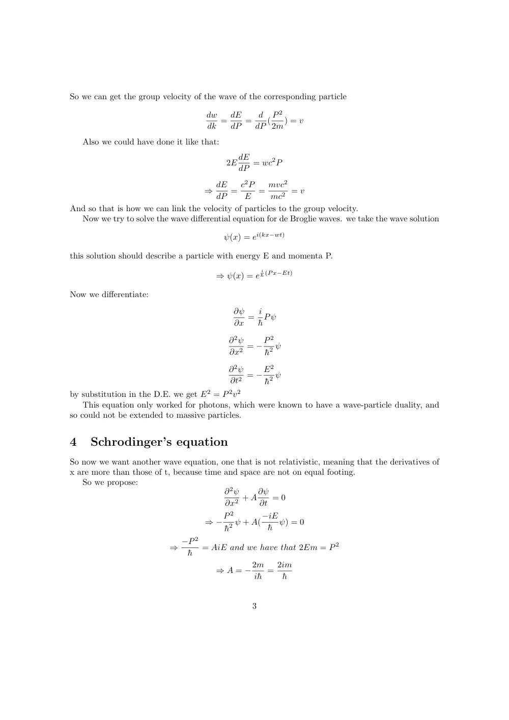PHYS 212 Notes Quantum Mechanics, Spring 2017, page 3