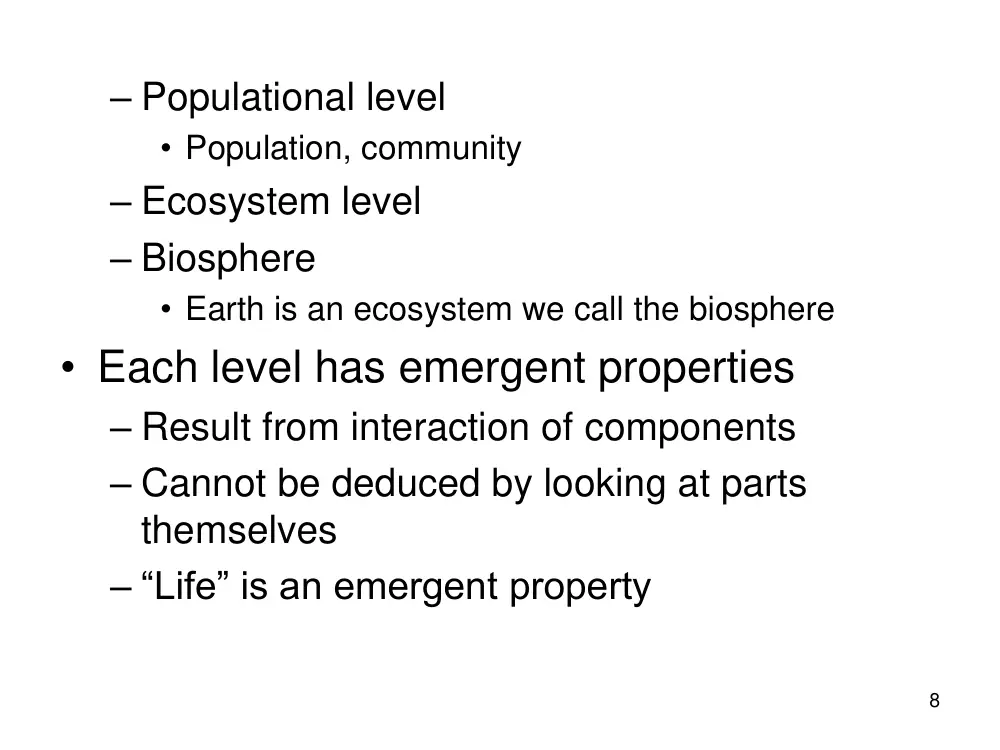 BIO 211 Chapter 1, Fall 2018, page 8