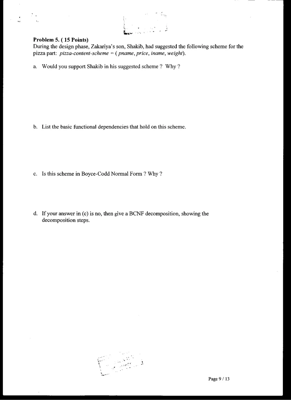 CMPS 277 Final, Fall 2003, page 9