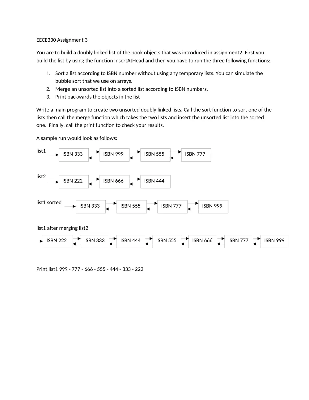 EECE 330 Homework 3 Assignment, Fall 2011, page 1