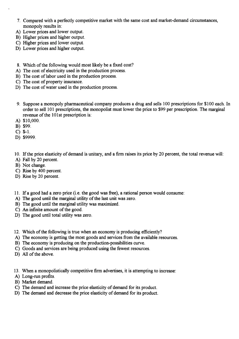 ECO 201 Final, Spring 2012, page 3