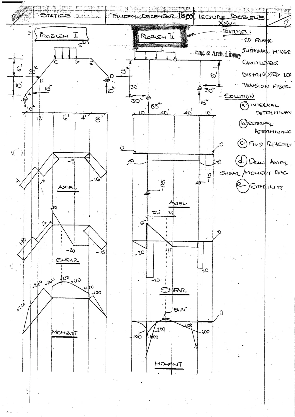 CIVE 210 Problems, Fall 1999, page 2