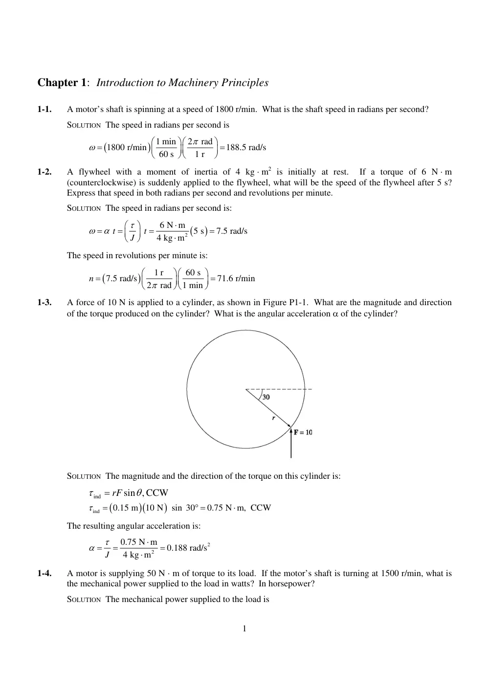 EECE 370 Problems Solution Manual, Fall 2011, page 6