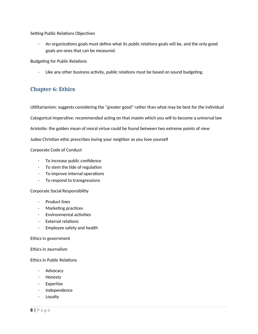 MKTG 238 Midterm Notes, Spring 2013, page 8