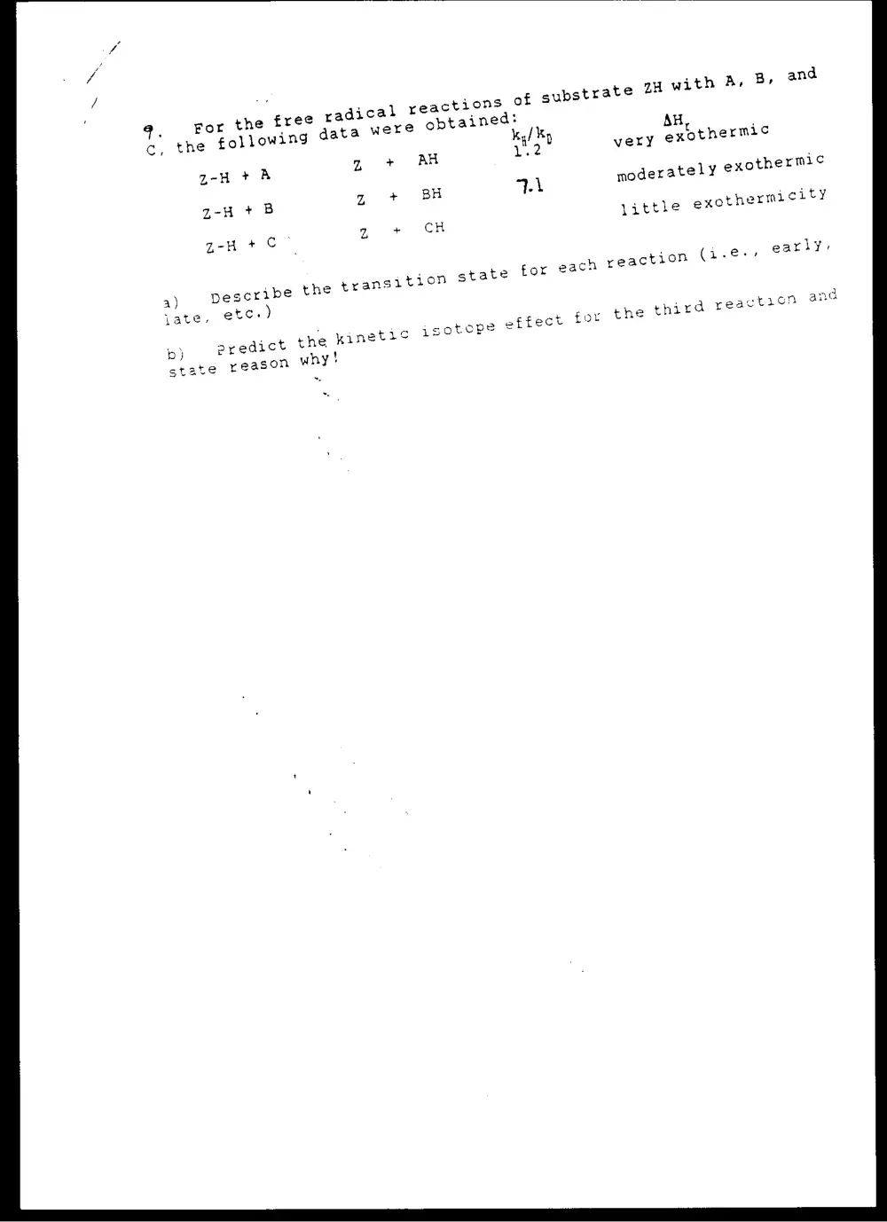 CHEM 313 Final, Spring 1997, page 7