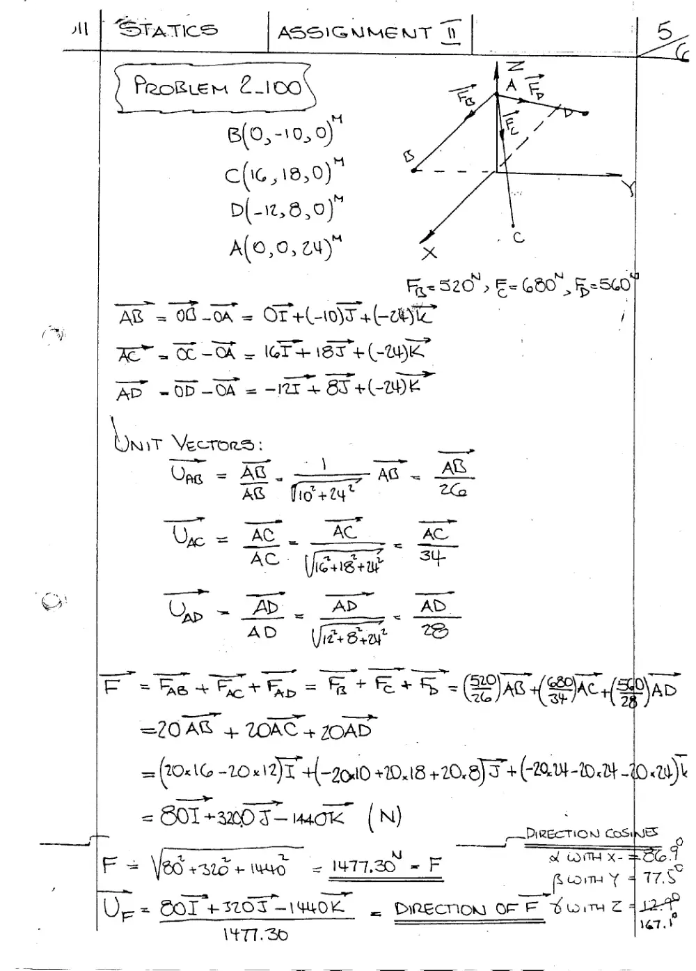 CIVE 210 Homework, Spring 2008, page 5