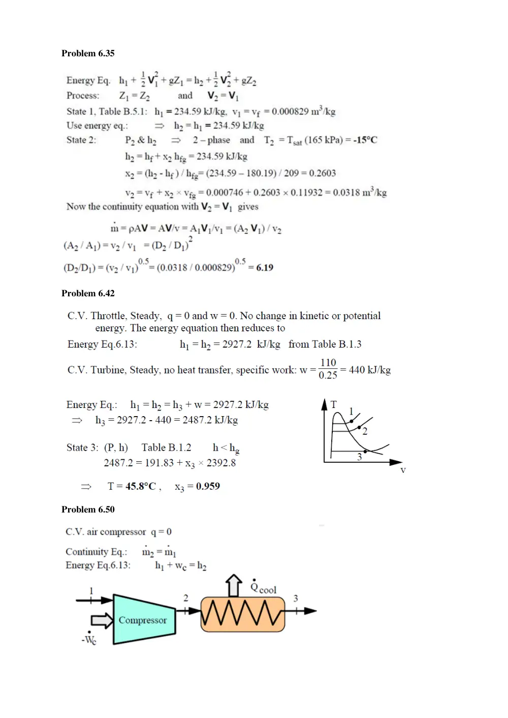 MECH 310 Problems Chapter 6 Solutions, Fall 2011, page 2