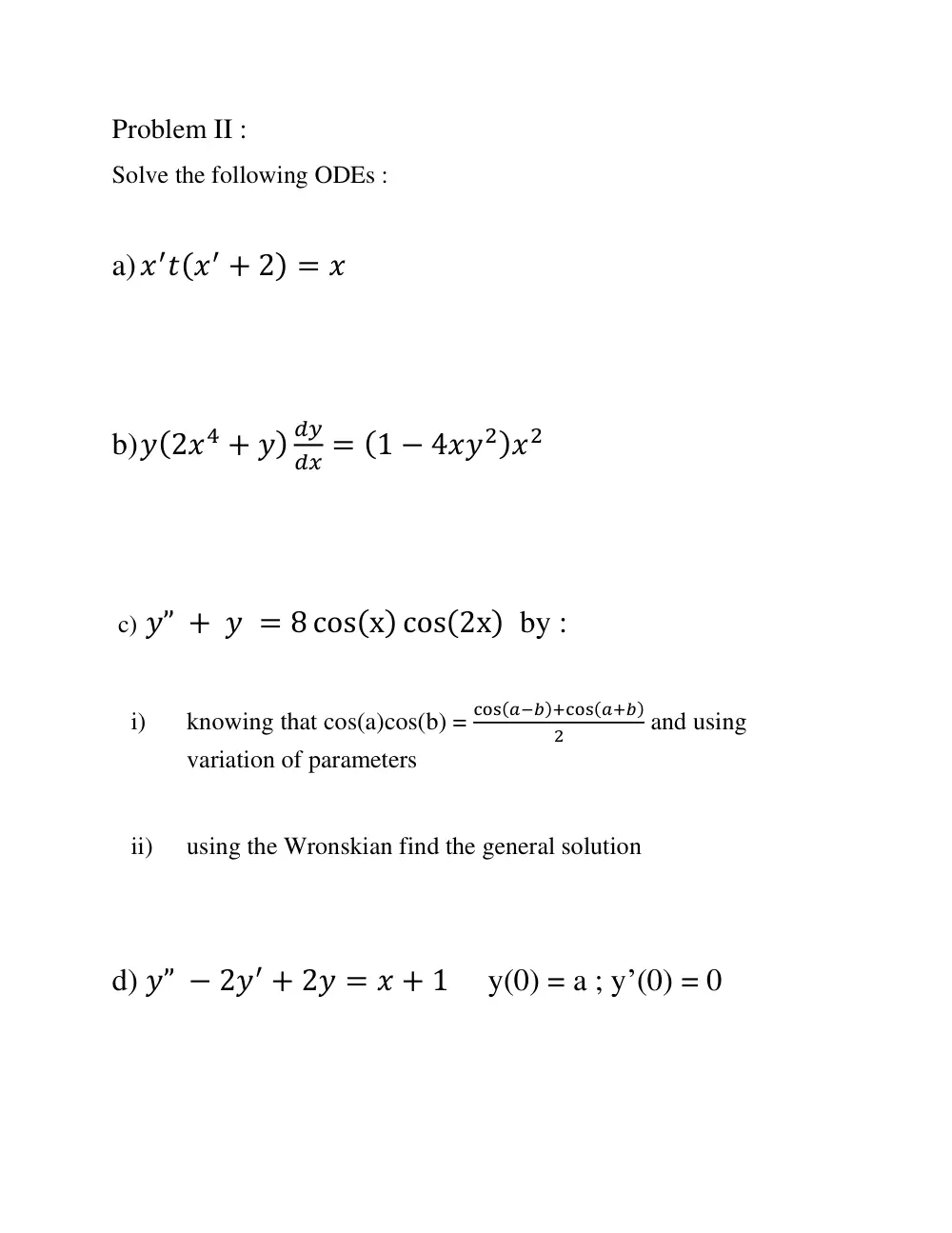 MATH 202 Final SAMPLE, Spring 2019, page 2