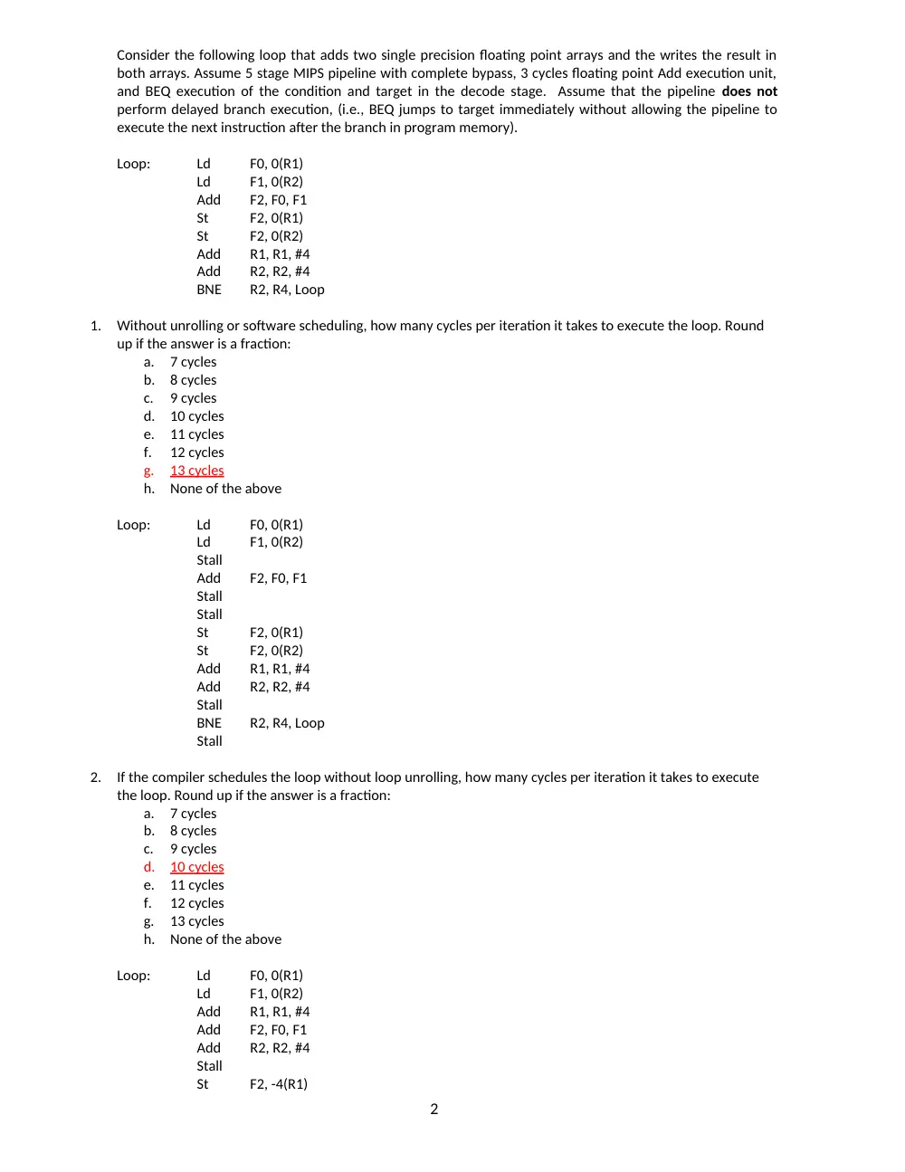 EECE 421 Exam 3, Fall 2012, page 2