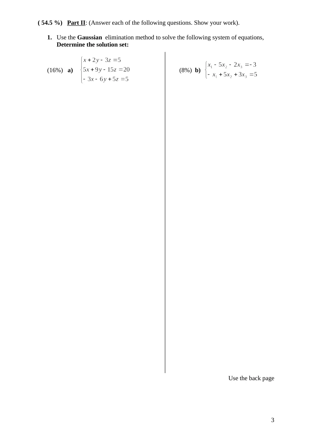 MATH 203 Exam 2, Fall 2003, page 3