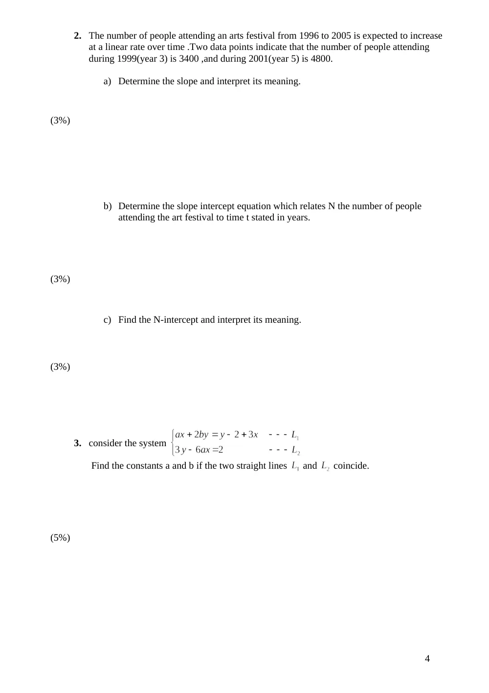 MATH 203 Exam 2, Fall 2003, page 4