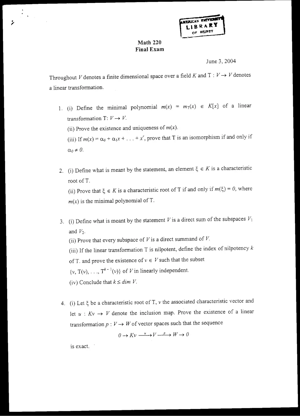 MATH 220 Final, Spring 2004, page 1