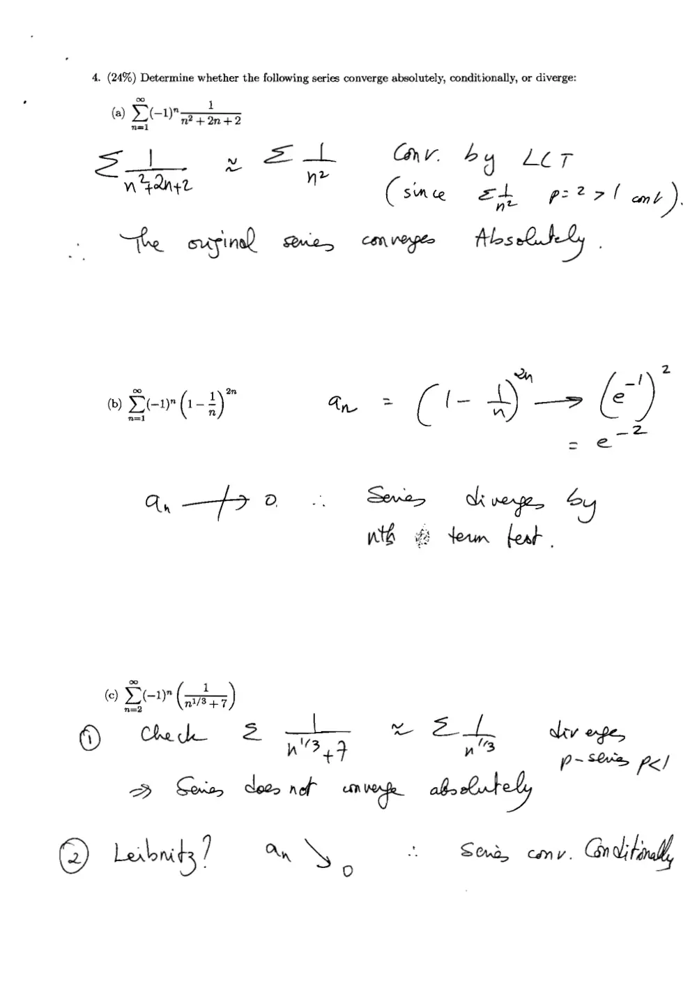 MATH 201 Exam 2 with solution, Fall 2017, page 4