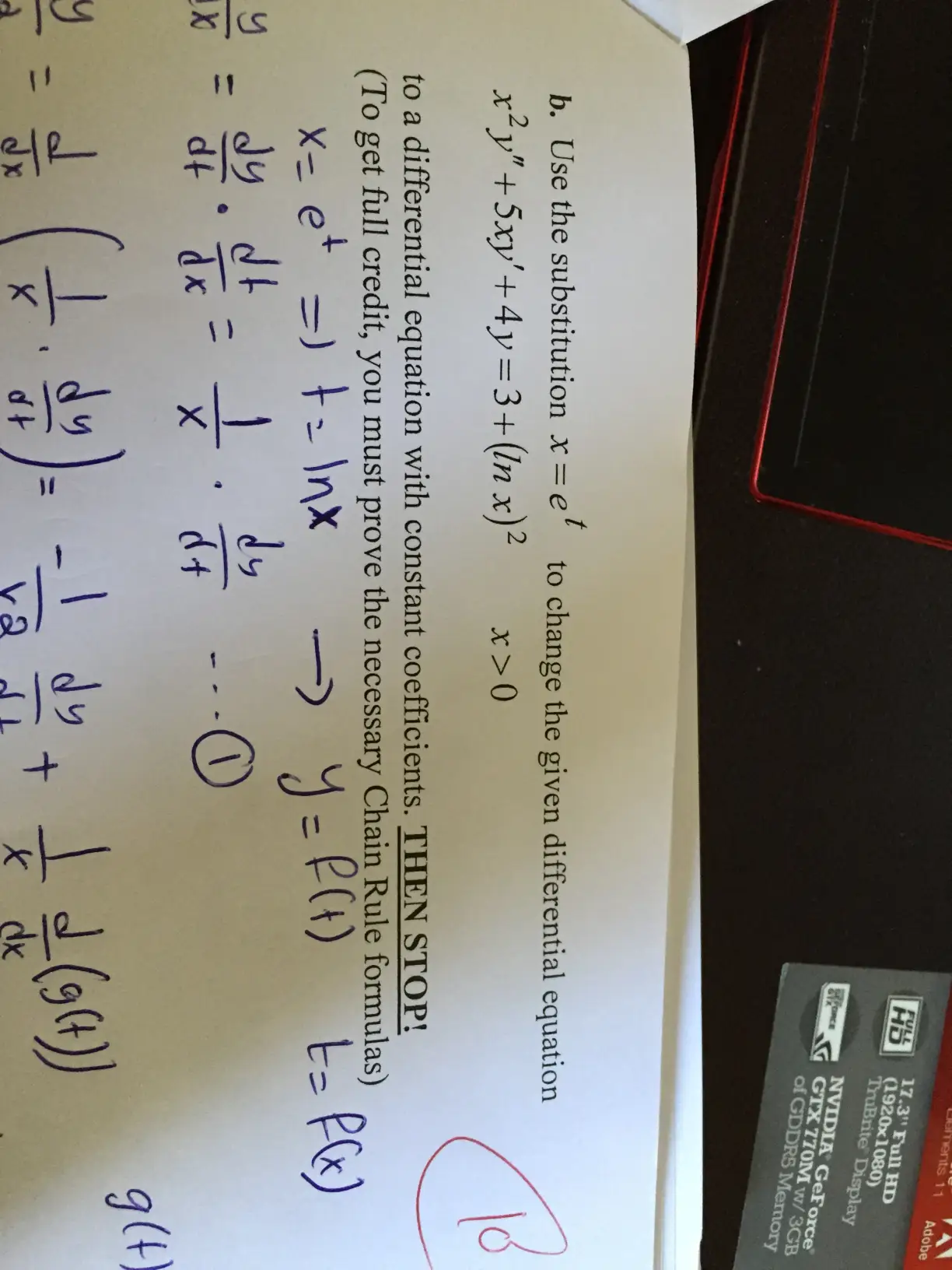 MATH 202 Exam 2, Spring 2015, page 6