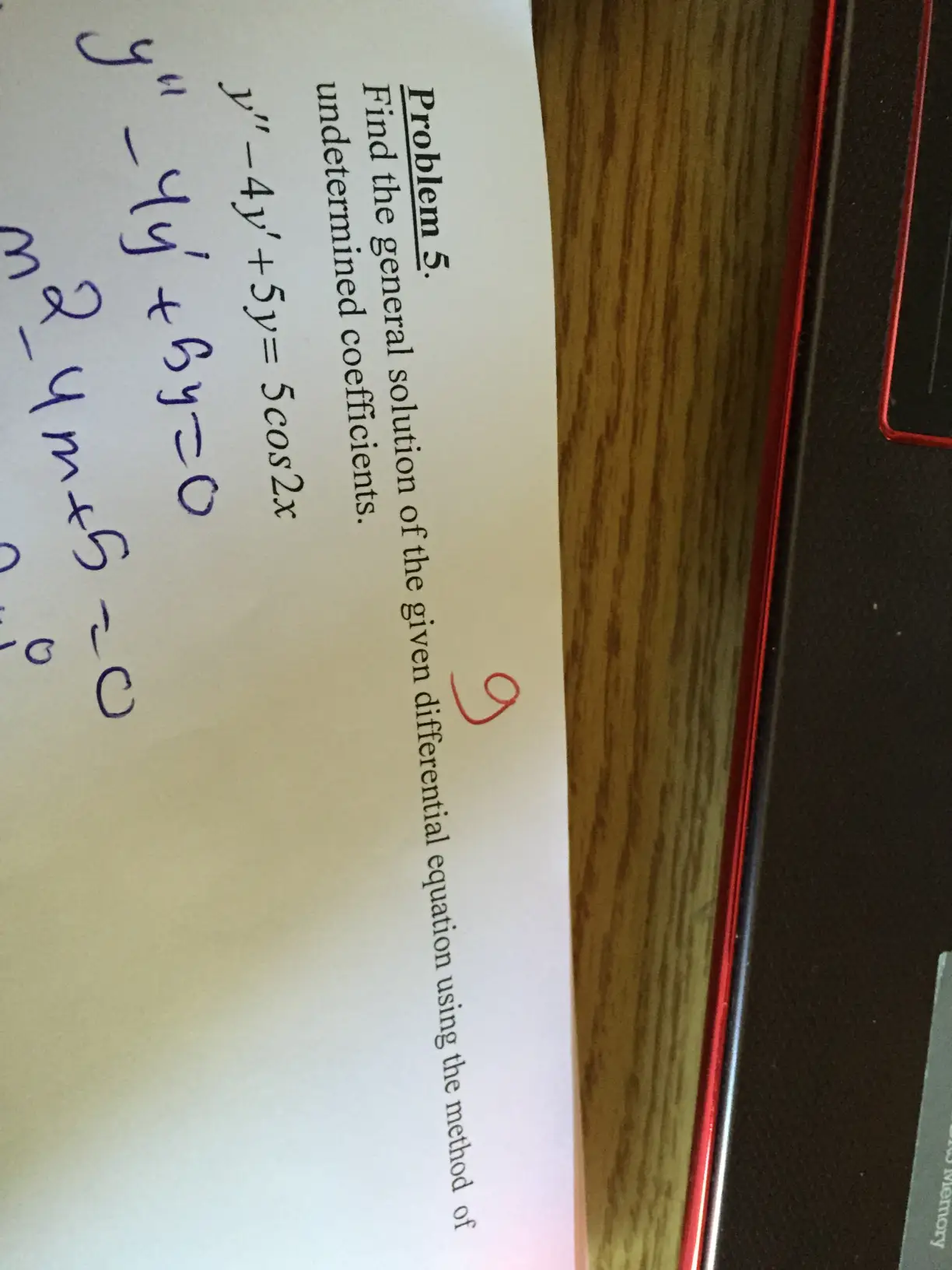 MATH 202 Exam 2, Spring 2015, page 9