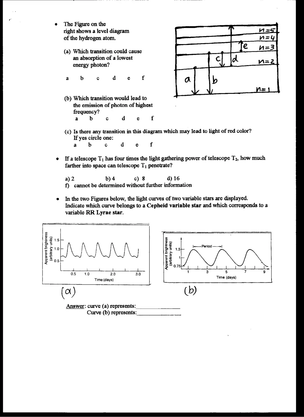 PHYS 200 Final, Spring 1999, page 4