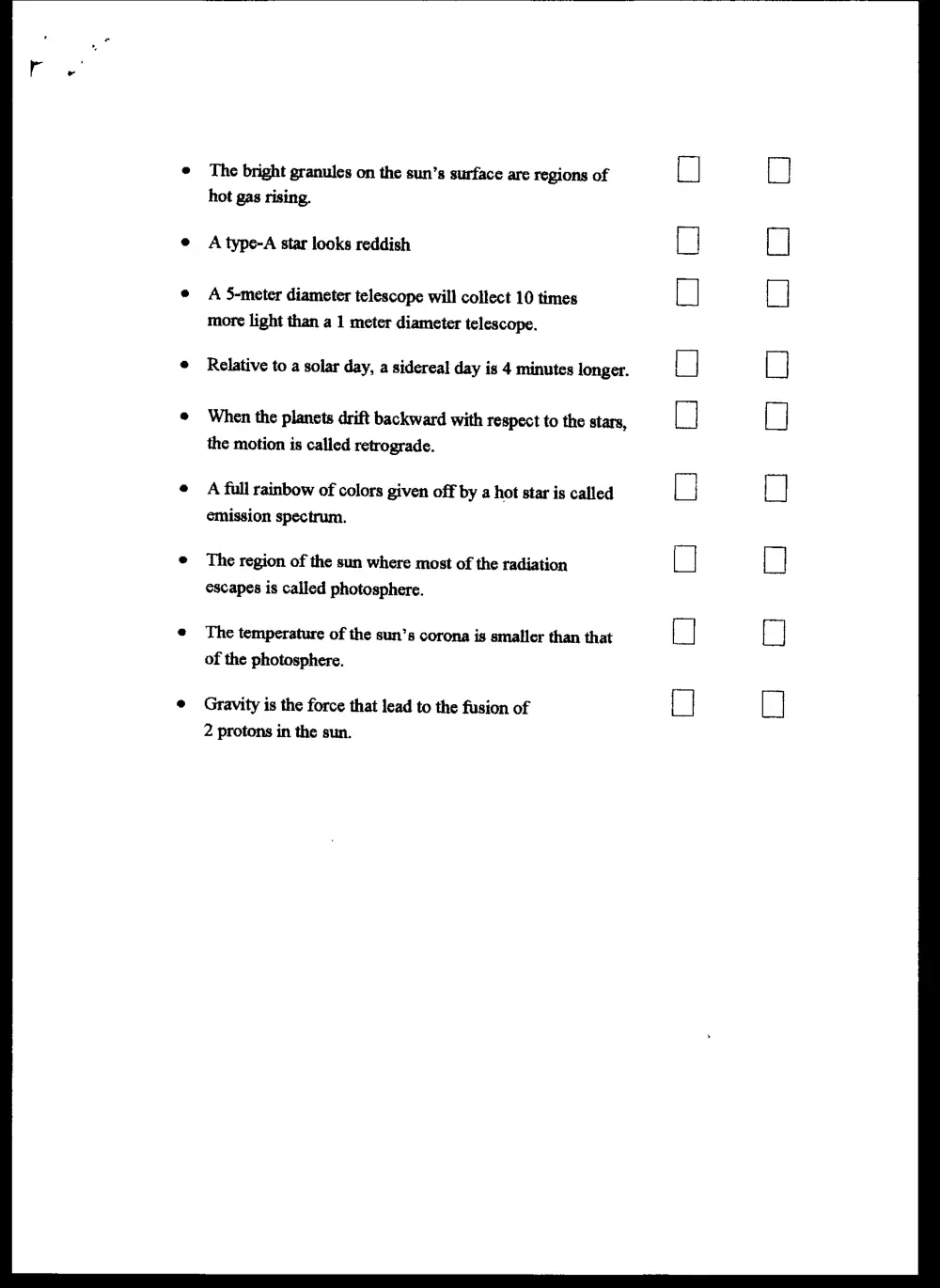 PHYS 200 Final, Spring 1999, page 9