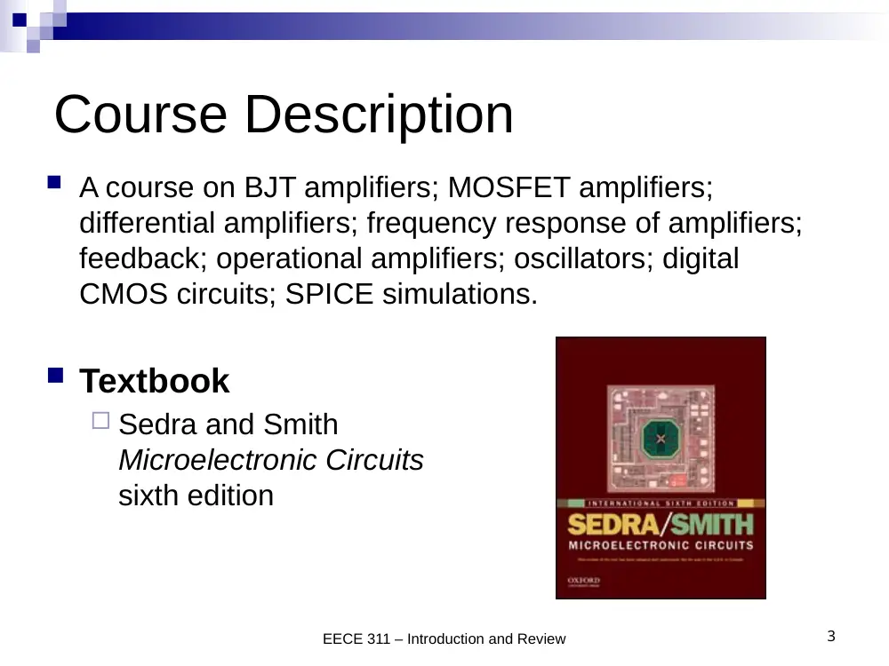 EECE 311 Lecture 0, Spring 2012, page 3