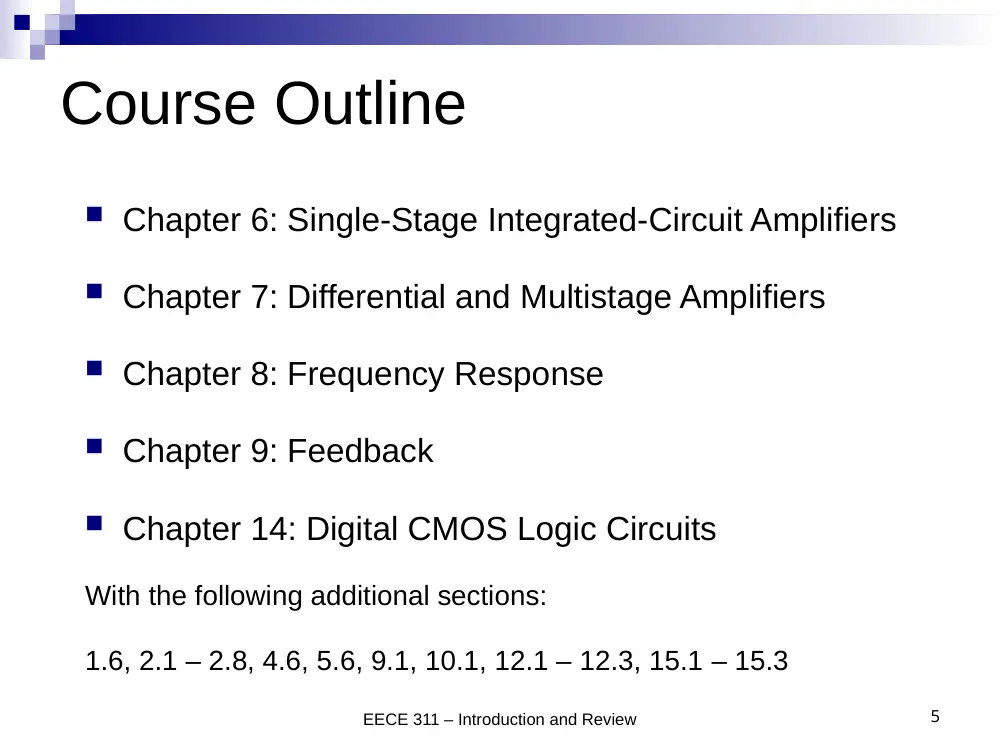 EECE 311 Lecture 0, Spring 2012, page 5