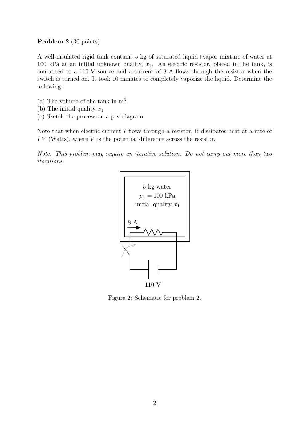 MECH 310 Exam 1, Fall 2009, page 2