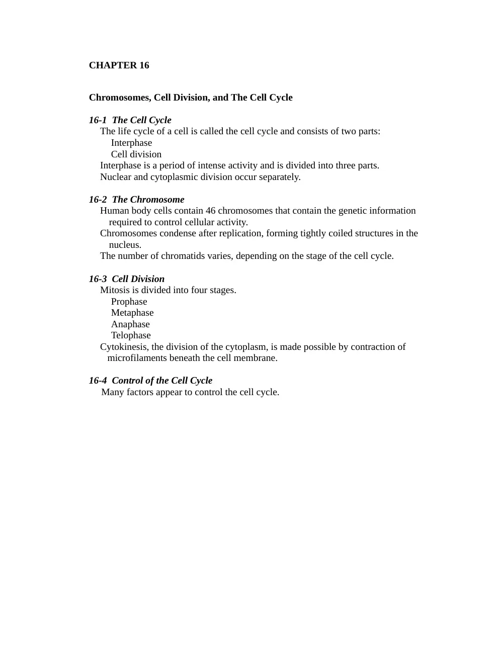 BIO 210 Notes, Fall 2009, page 10