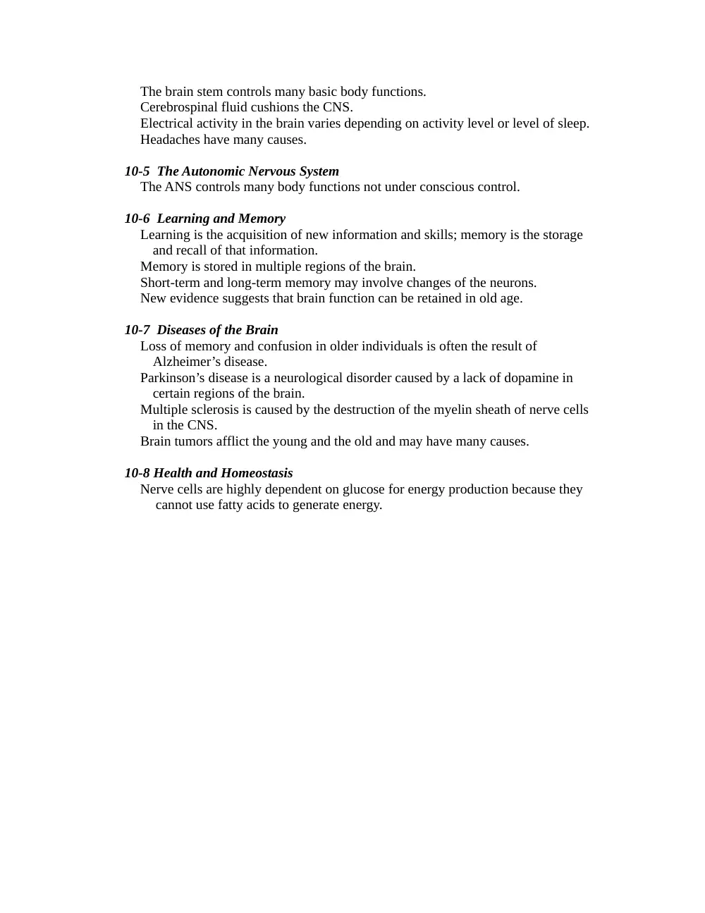 BIO 210 Notes, Fall 2009, page 3