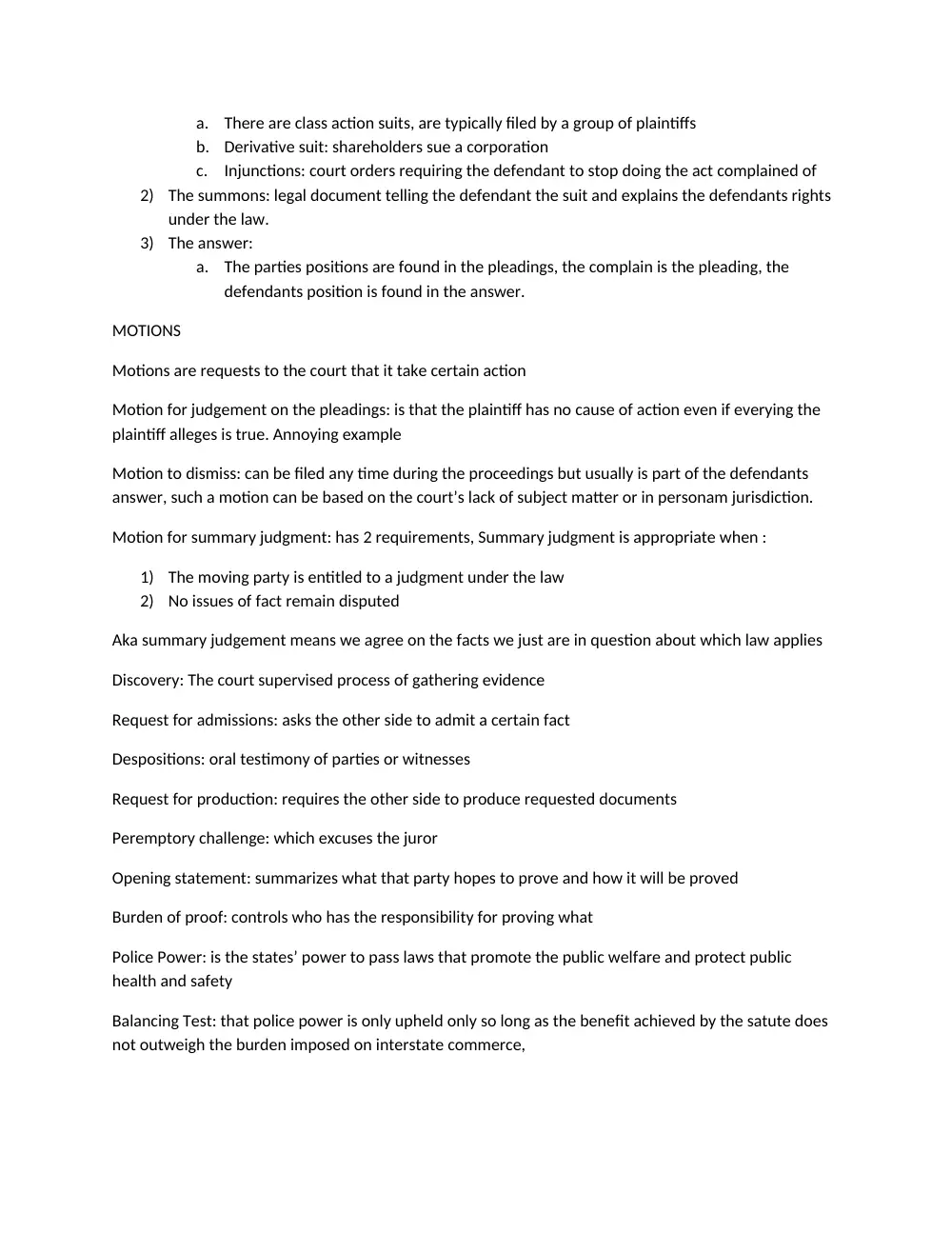 BUSS 211 Midterm Useful Notes for Midterm, Spring 2012, page 3