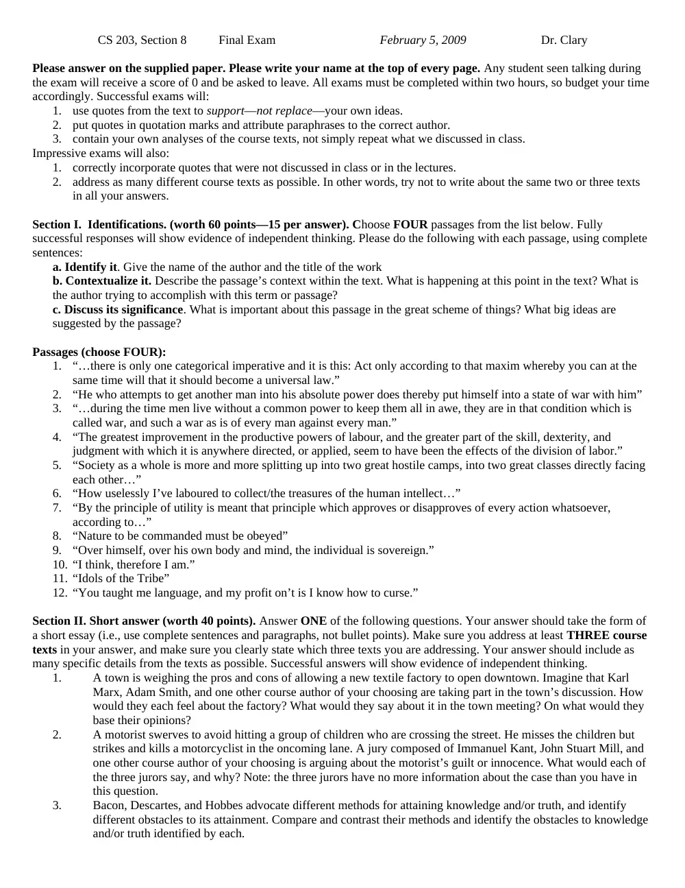 CVSP 203 Final, Fall 2008, page 1