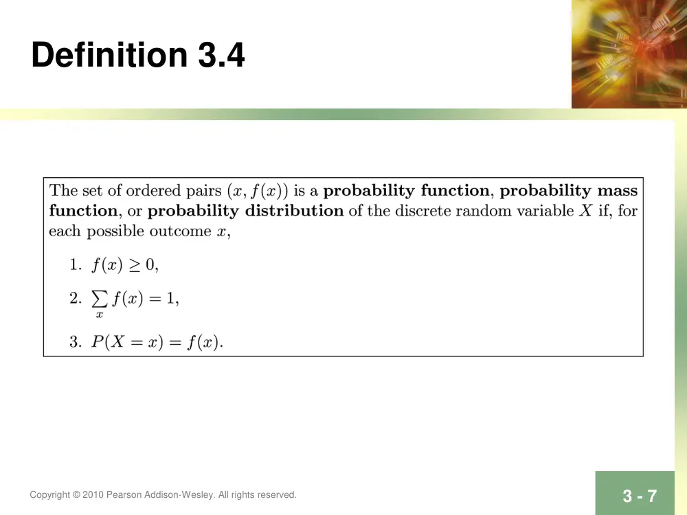 STAT 230 Lecture Chapter 3, Fall 2011, page 7