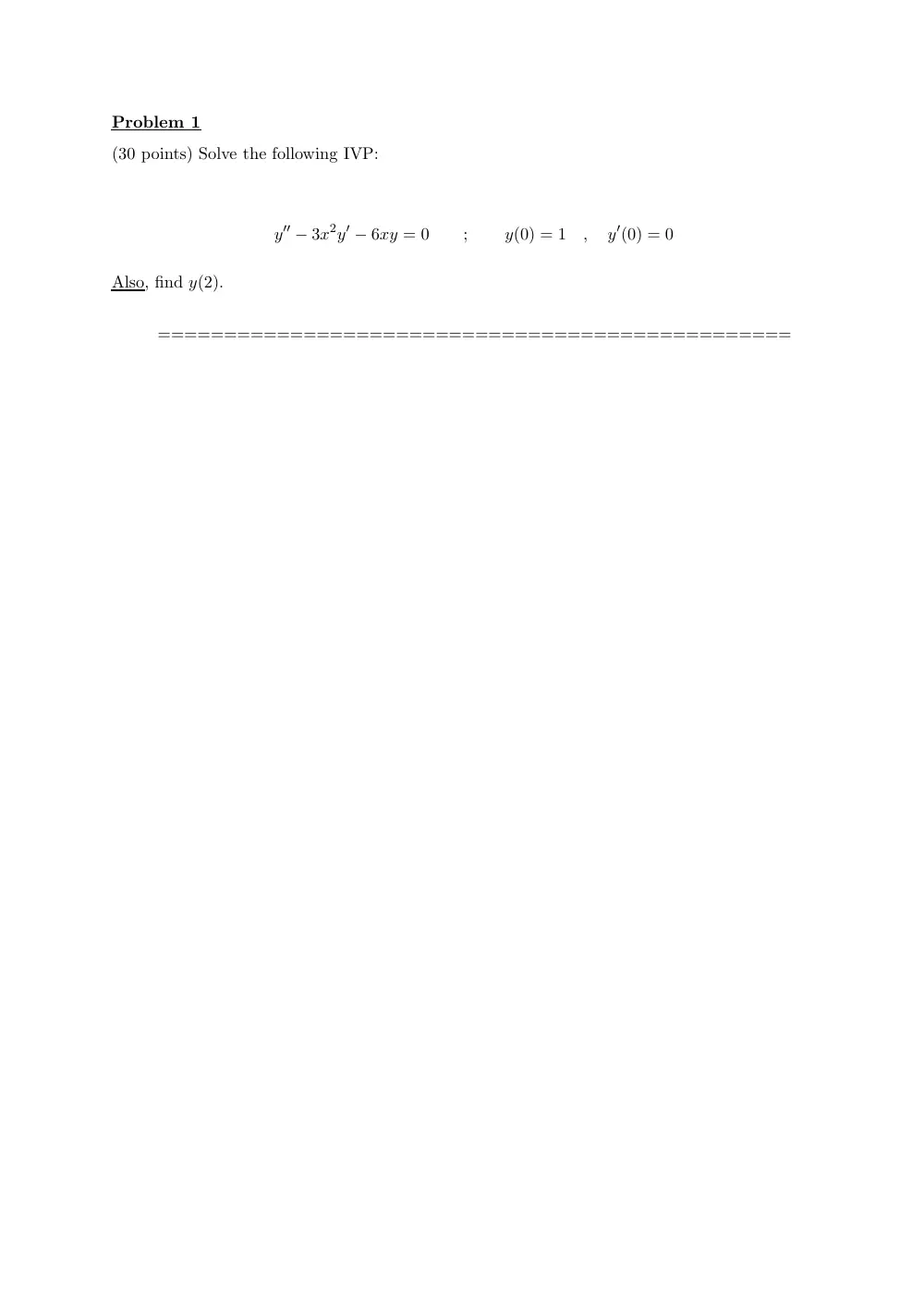 MATH 202 Exam 2, Fall 2011, page 2