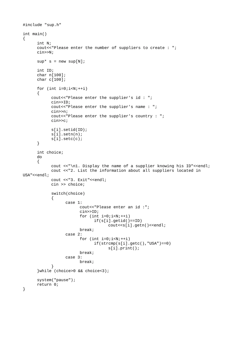 CSI 250L Lab 6 Solution, Spring 2012, page 4