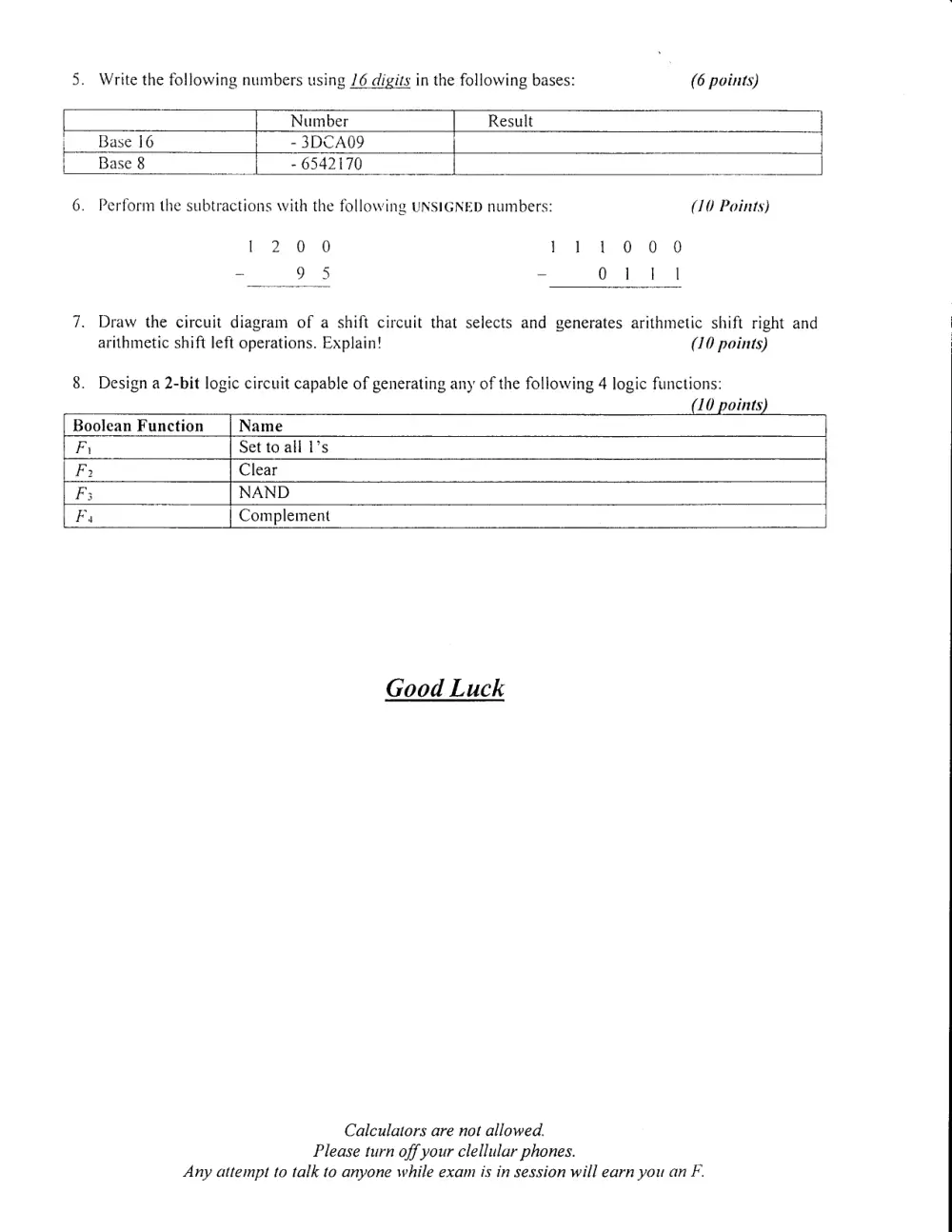 CSC 222 Midterm, Spring 2002, page 2