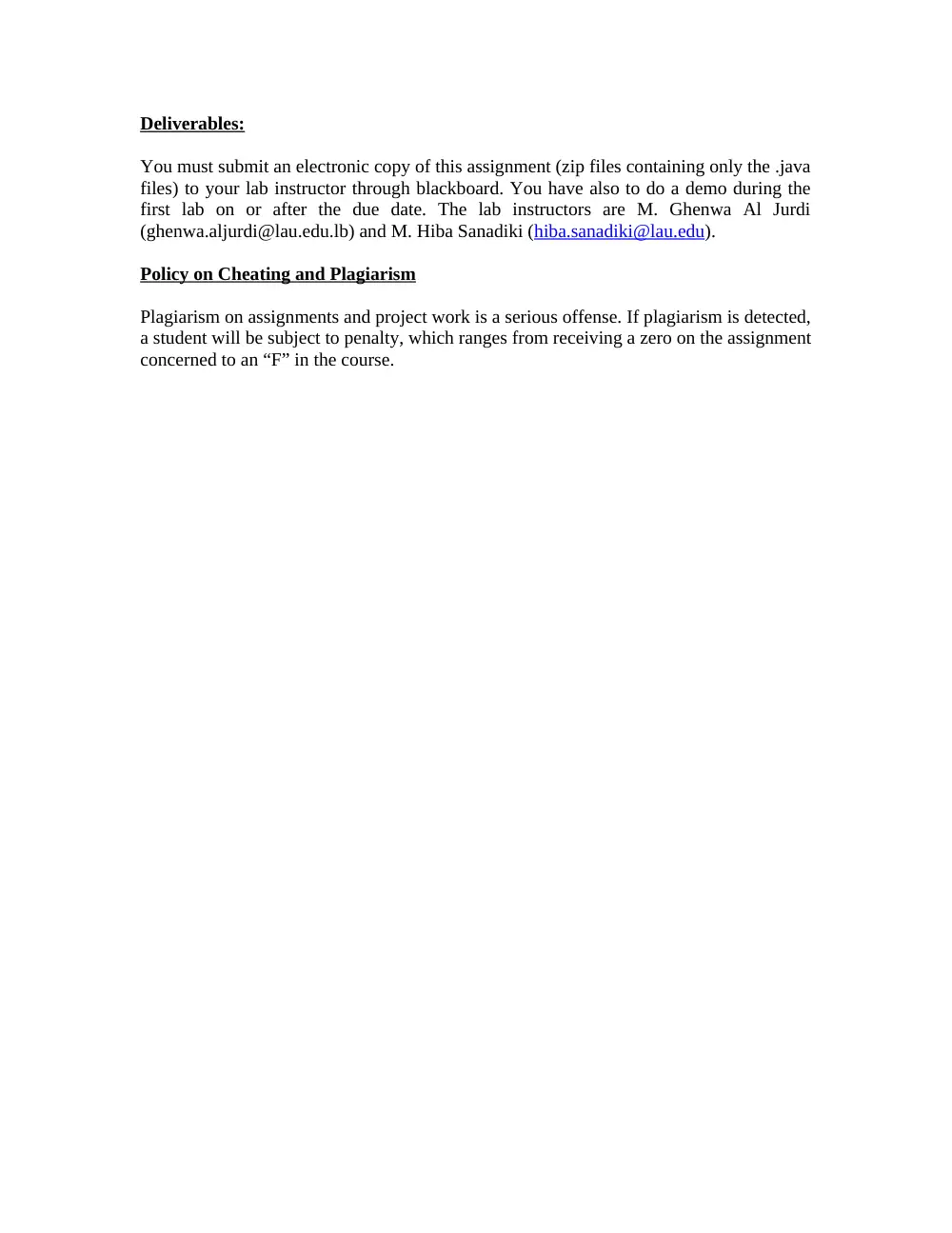 CSC 243 Homework Assignment 2, Fall 2012, page 2