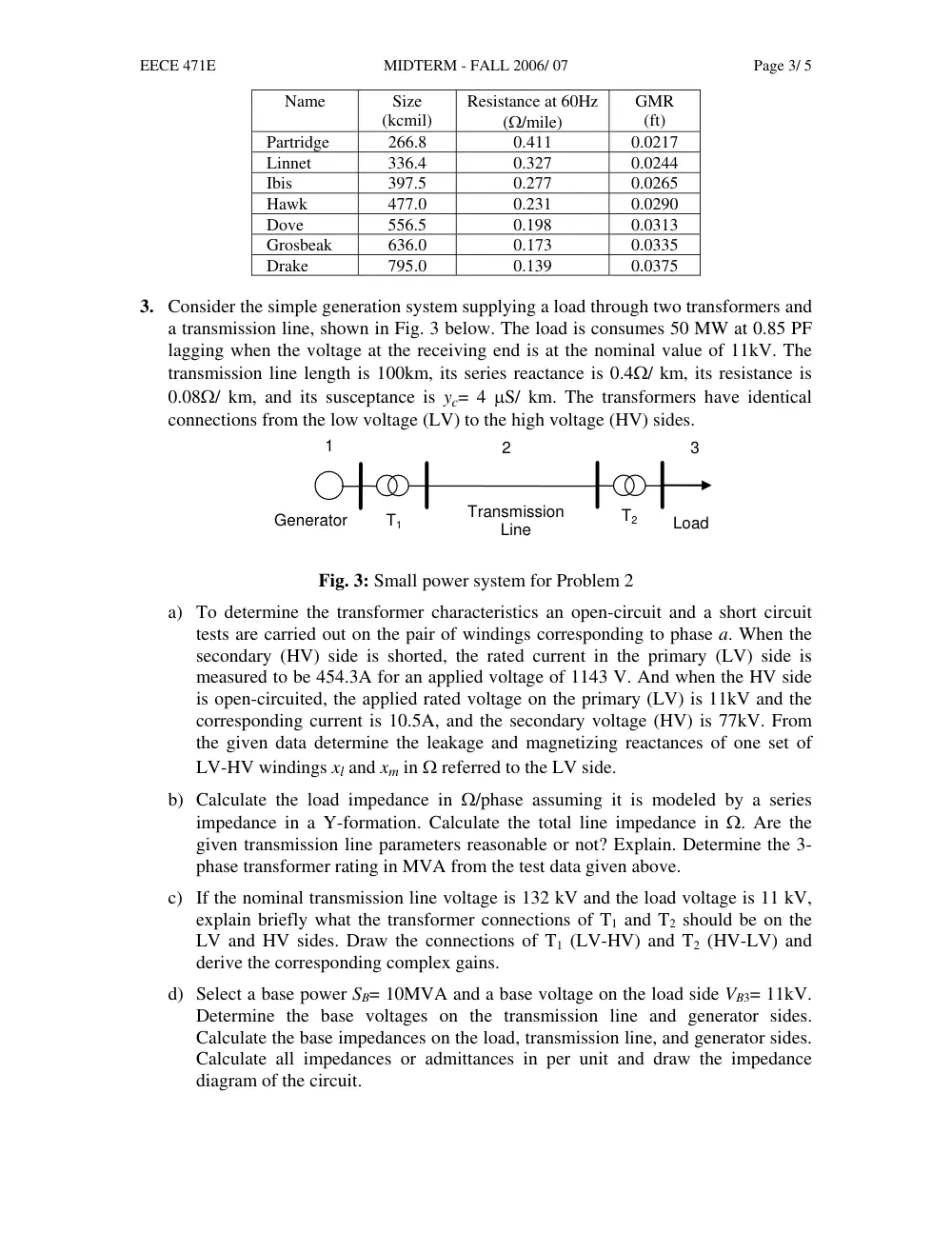 EECE 471 Midterm, Fall 2006, page 3