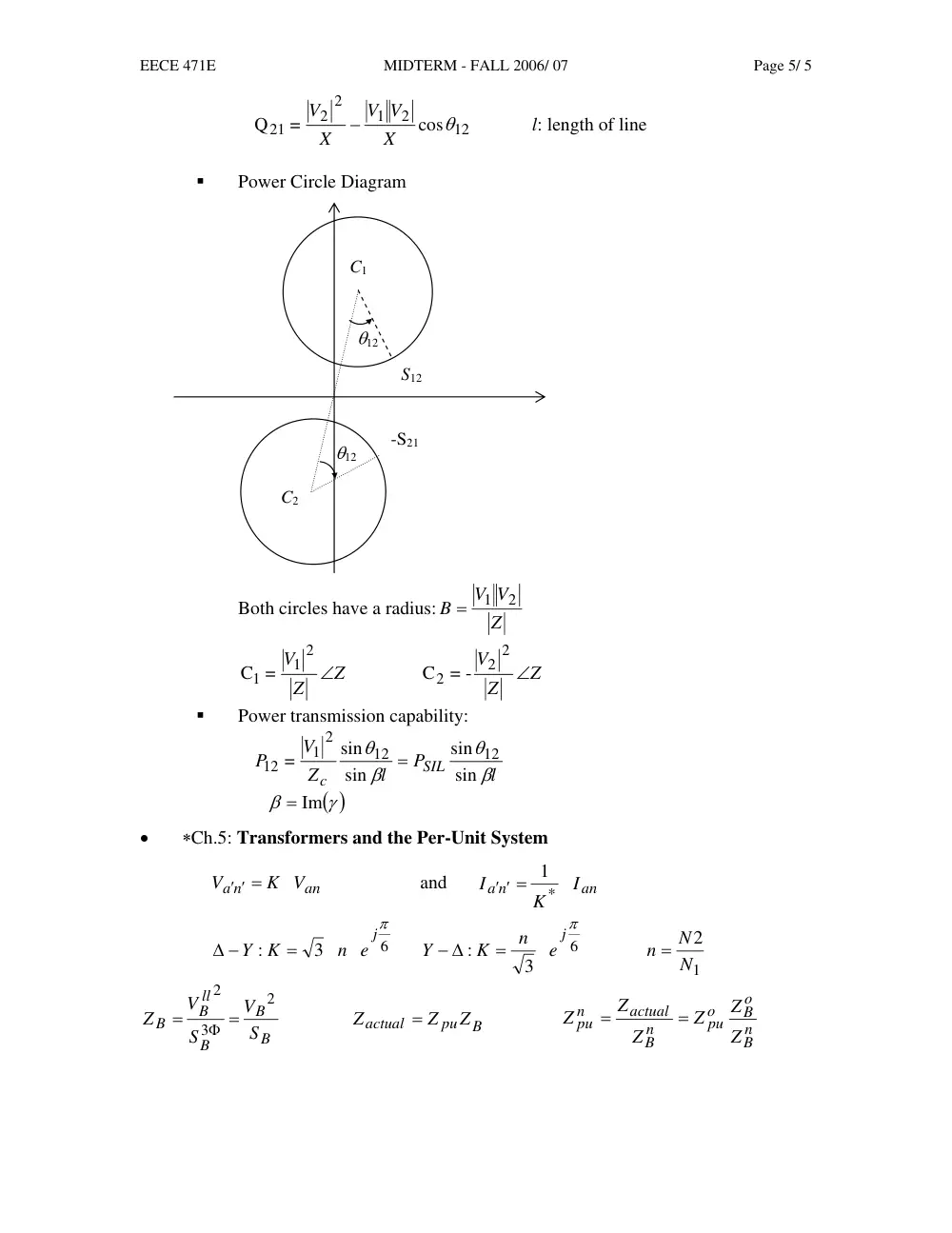 EECE 471 Midterm, Fall 2006, page 5