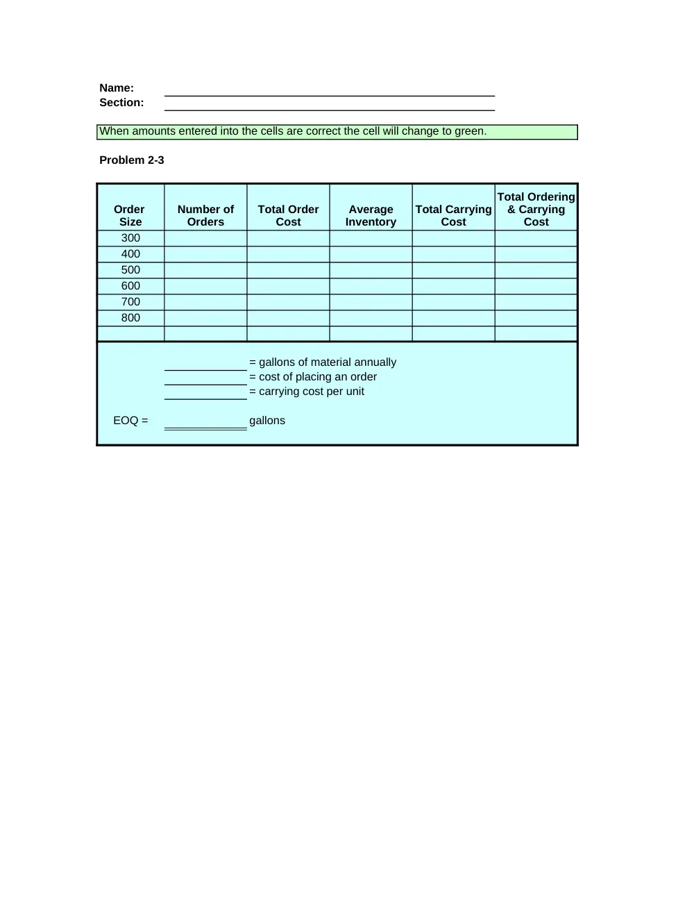 ACCT 222 Problems Excel Template 2, Fall 2014, page 4
